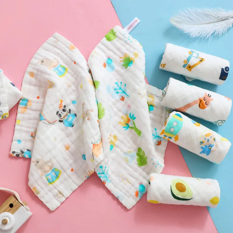 Cotton towels for newborns size 25x25