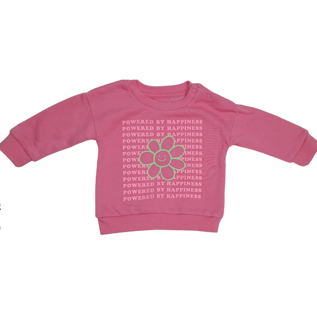 Pink Tchuca sweatshirt printed with flower 6-9 months 98cm