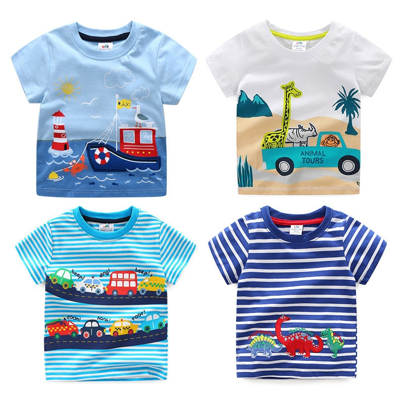 Tchucos baby, Cars and Dinosaur T-Shirt