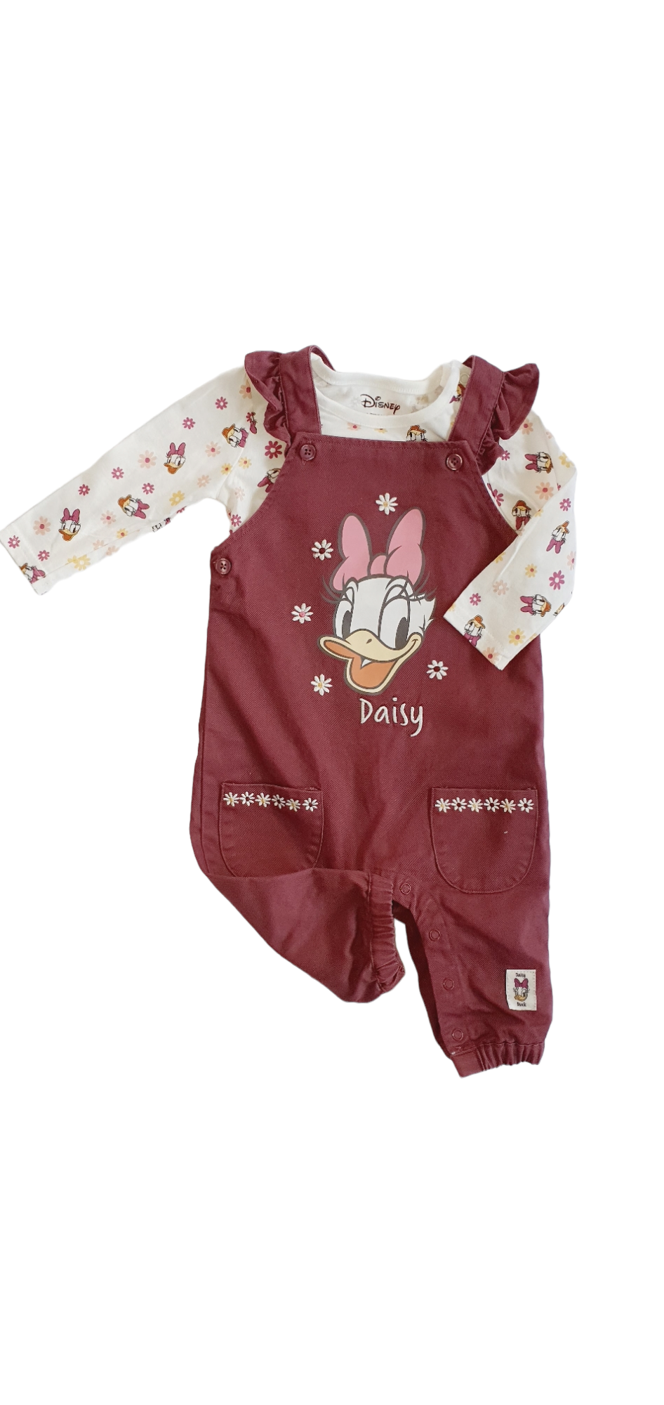 Disney Daisy character 2-piece jumpsuit set